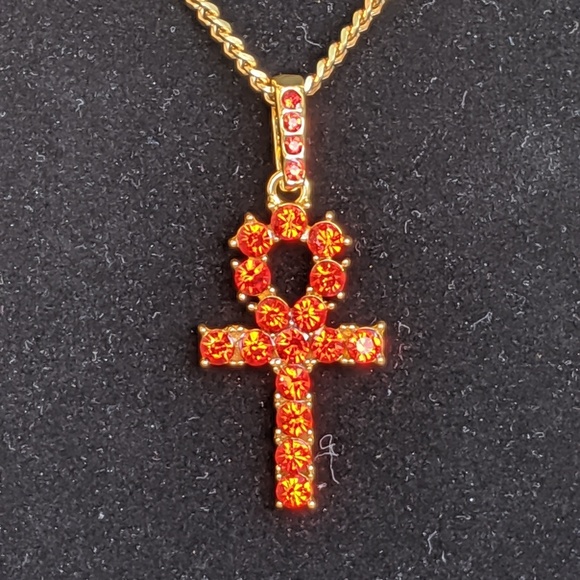 🆕Egyptian Ankh & 20" Cuban Chain - Picture 4 of 7